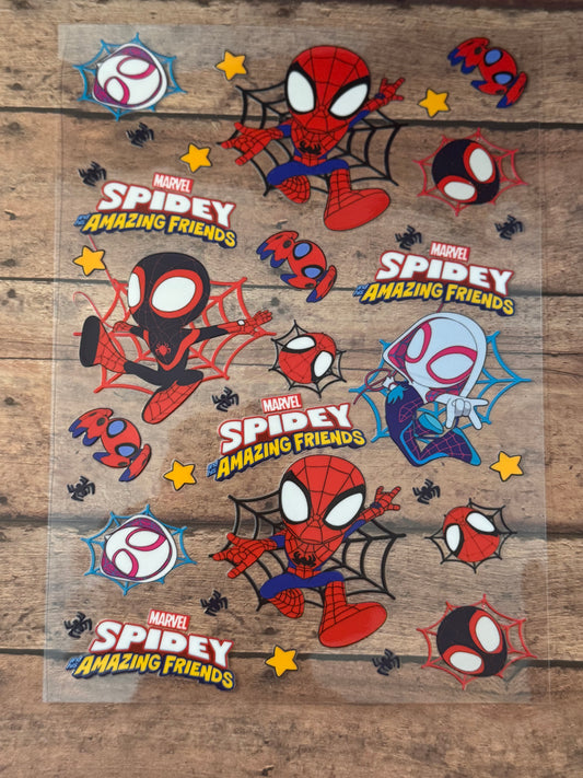 Spiderman Book Wrap, UvDtf, A5