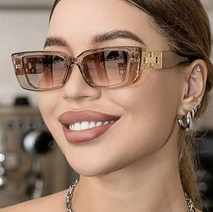 Women Fashion Style Sunglasses, Brown