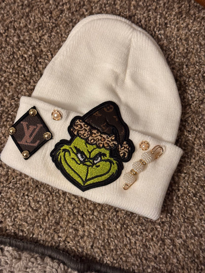 LV Beanie, Grinch, One Size