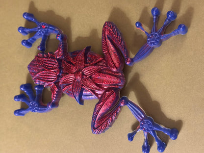Resin Frog, Red, Pink