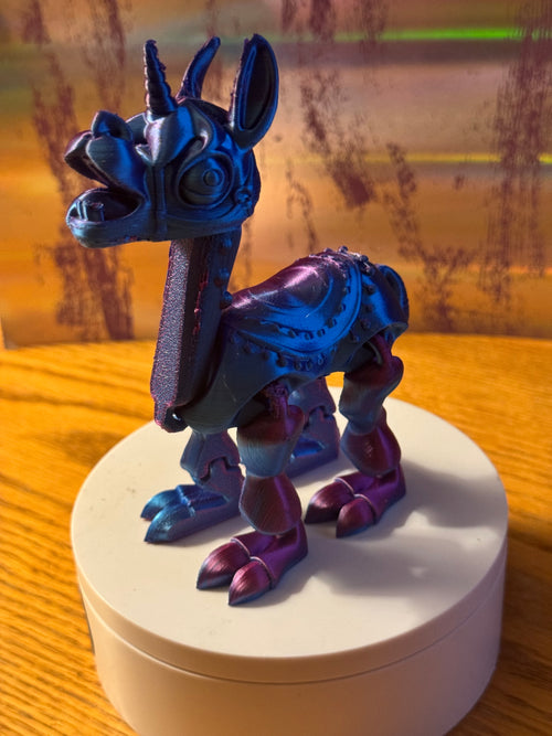 Eddie The Llama, 3D Printed, Flexi