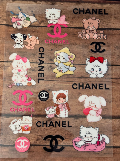 Chanel Book Wrap, UvDtf, A5