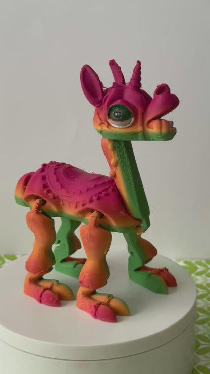 Milly The llama, Flexi, 3D