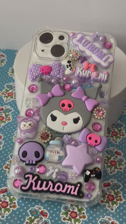 Purple Kuromi Junk Case