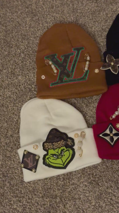 LV Beanie, Grinch, One Size