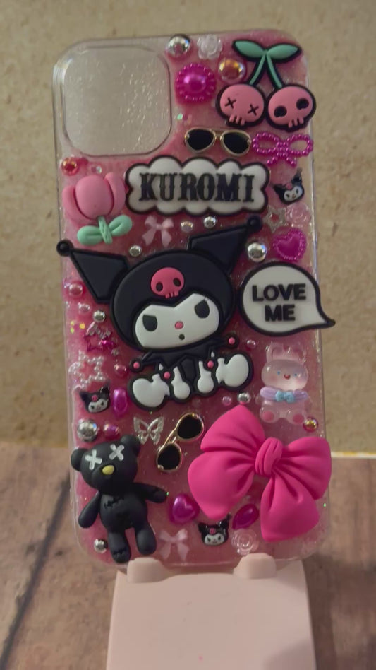 Kuromi, IPhone Case, 15 +
